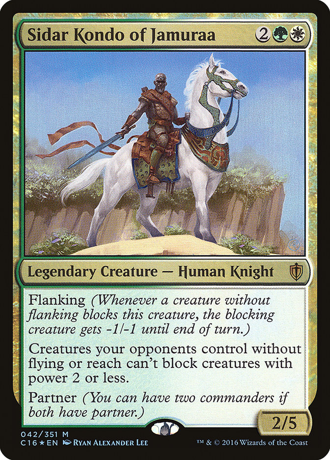 Sidar Kondo of Jamuraa [Commander 2016] | Shuffle n Cut Hobbies & Games
