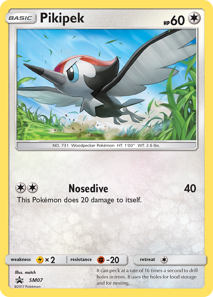 Pikipek (SM07) [Sun & Moon: Black Star Promos] | Shuffle n Cut Hobbies & Games