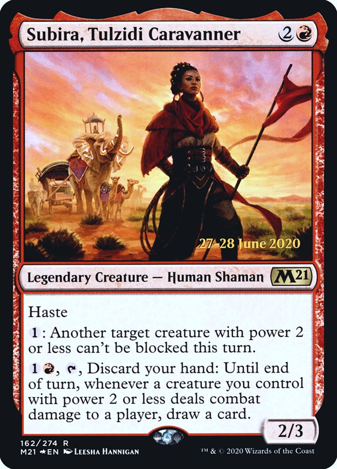 Subira, Tulzidi Caravanner [Core Set 2021 Prerelease Promos] | Shuffle n Cut Hobbies & Games