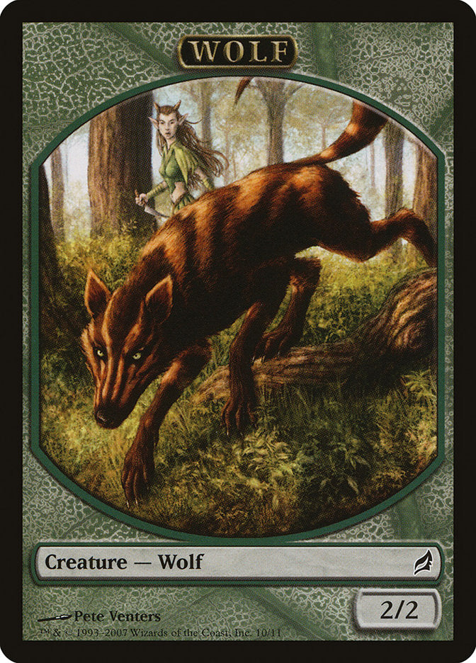 Wolf Token [Lorwyn Tokens] | Shuffle n Cut Hobbies & Games