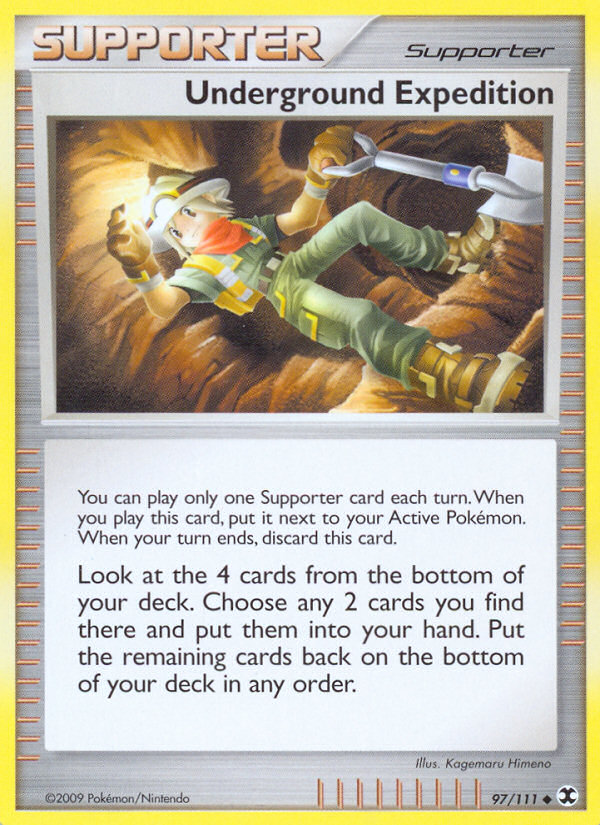 Underground Expedition (97/111) [Platinum: Rising Rivals] | Shuffle n Cut Hobbies & Games