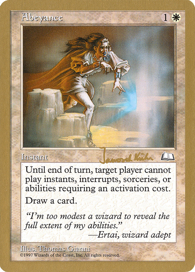 Abeyance (Janosch Kuhn) [World Championship Decks 1997] | Shuffle n Cut Hobbies & Games