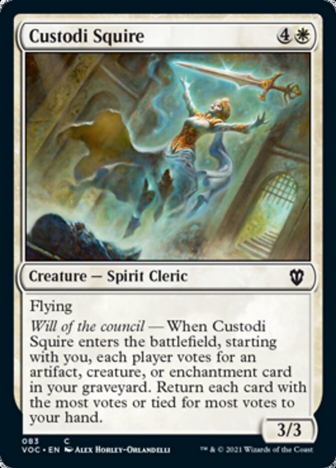 Custodi Squire [Innistrad: Crimson Vow Commander] | Shuffle n Cut Hobbies & Games