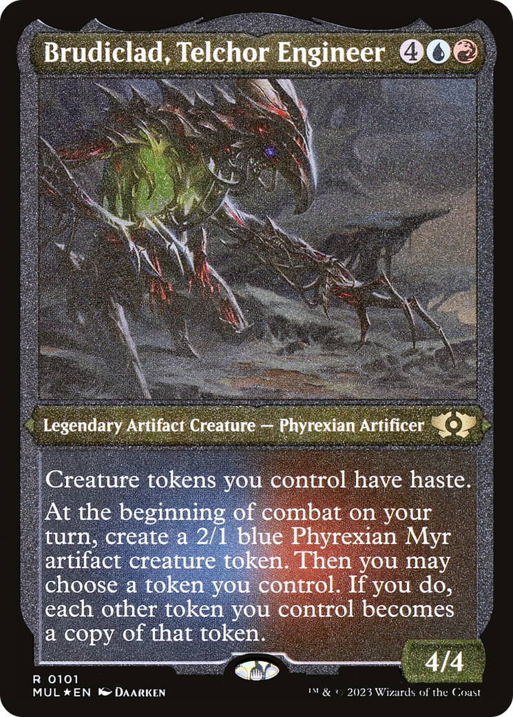 Brudiclad, Telchor Engineer (Foil Etched) [Multiverse Legends] | Shuffle n Cut Hobbies & Games