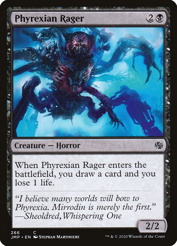 Phyrexian Rager [Jumpstart] | Shuffle n Cut Hobbies & Games