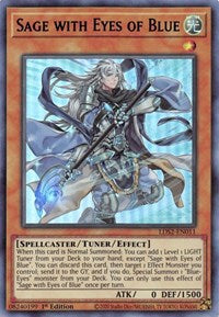 Sage with Eyes of Blue (Blue) [LDS2-EN011] Ultra Rare | Shuffle n Cut Hobbies & Games