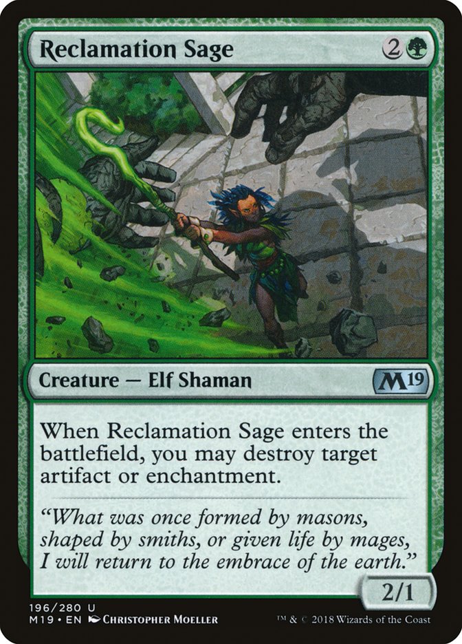 Reclamation Sage [Core Set 2019] | Shuffle n Cut Hobbies & Games