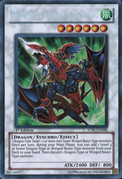 Dragunity Knight - Gae Dearg [STBL-EN098] Secret Rare | Shuffle n Cut Hobbies & Games