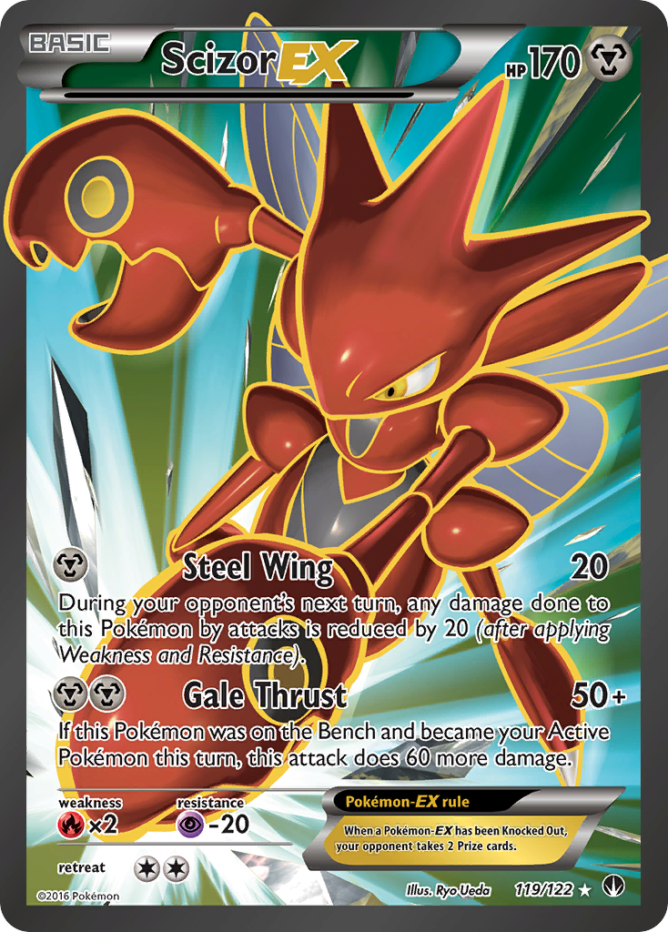 Scizor EX (119/122) [XY: BREAKpoint] | Shuffle n Cut Hobbies & Games