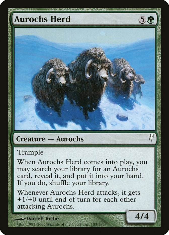 Aurochs Herd [Coldsnap] | Shuffle n Cut Hobbies & Games