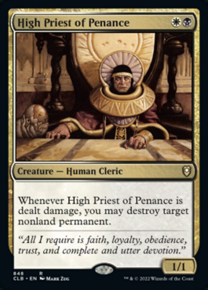 High Priest of Penance [Commander Legends: Battle for Baldur's Gate] | Shuffle n Cut Hobbies & Games
