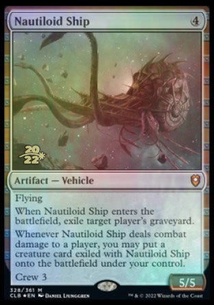 Nautiloid Ship [Commander Legends: Battle for Baldur's Gate Prerelease Promos] | Shuffle n Cut Hobbies & Games