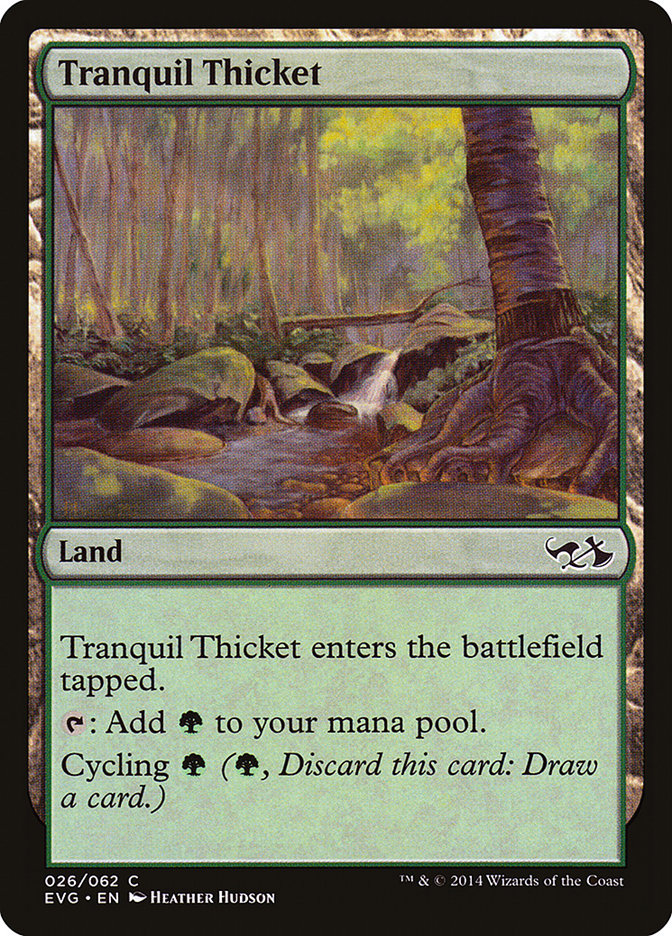 Tranquil Thicket (Elves vs. Goblins) [Duel Decks Anthology] | Shuffle n Cut Hobbies & Games