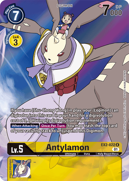 Antylamon [EX2-022] (Alternate Art) [Digital Hazard] | Shuffle n Cut Hobbies & Games