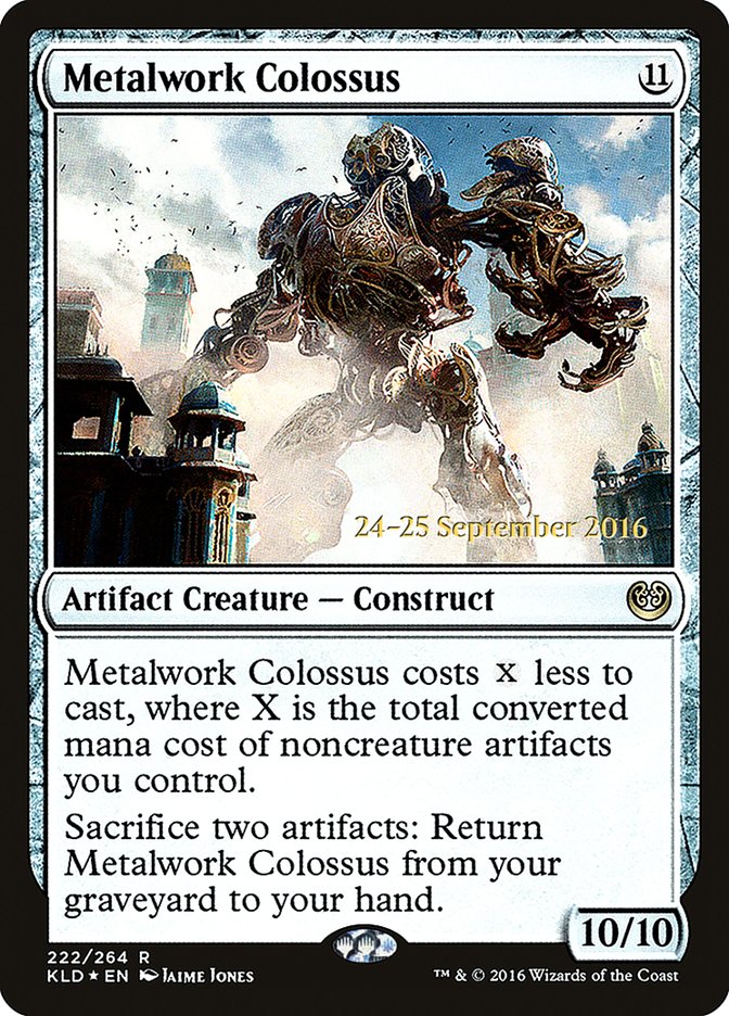 Metalwork Colossus [Kaladesh Prerelease Promos] | Shuffle n Cut Hobbies & Games