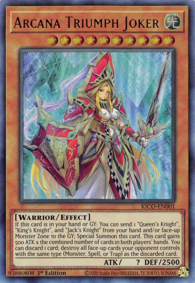 Arcana Triumph Joker (Ultra Rare) [KICO-EN001] Ultra Rare | Shuffle n Cut Hobbies & Games