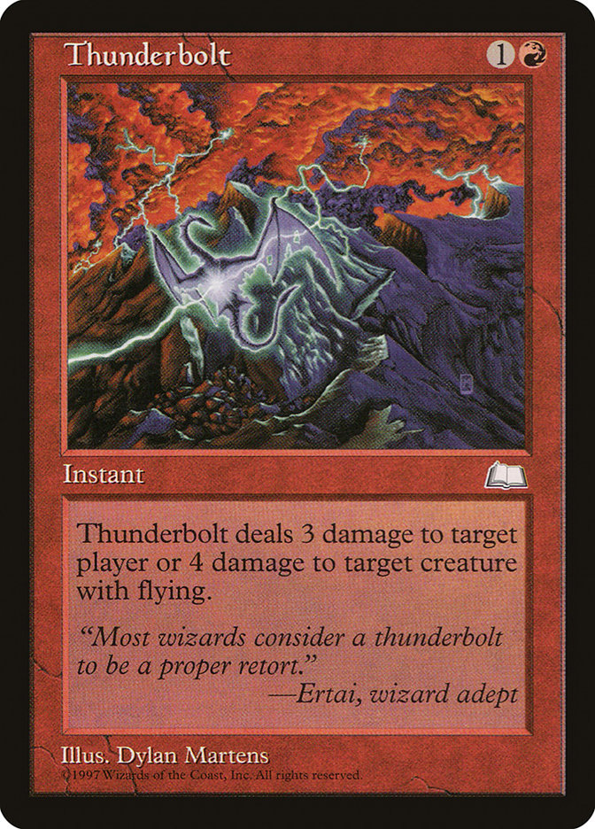Thunderbolt [Weatherlight] | Shuffle n Cut Hobbies & Games