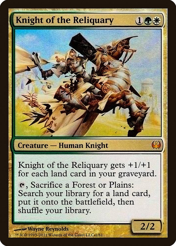 Knight of the Reliquary [Duel Decks: Knights vs. Dragons] | Shuffle n Cut Hobbies & Games