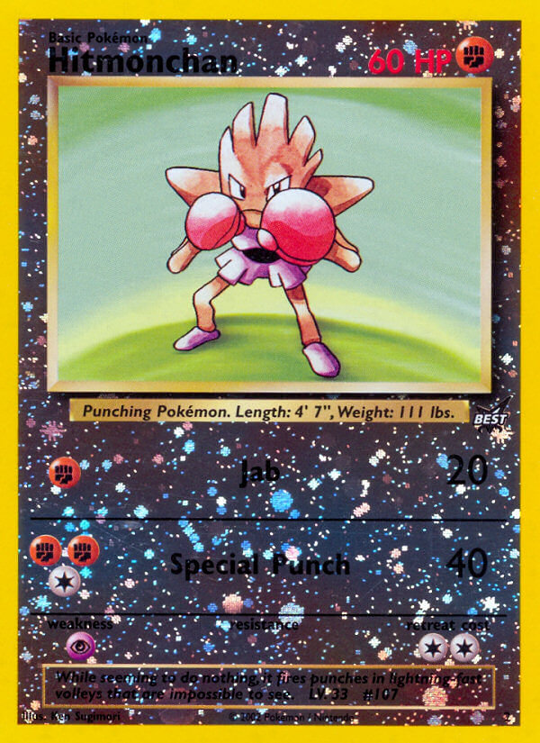 Hitmonchan (2) [Best of Promos] | Shuffle n Cut Hobbies & Games
