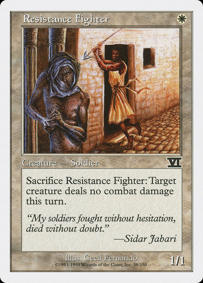 Resistance Fighter [Classic Sixth Edition] | Shuffle n Cut Hobbies & Games