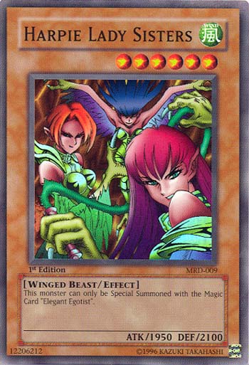 Harpie Lady Sisters [MRD-009] Super Rare | Shuffle n Cut Hobbies & Games