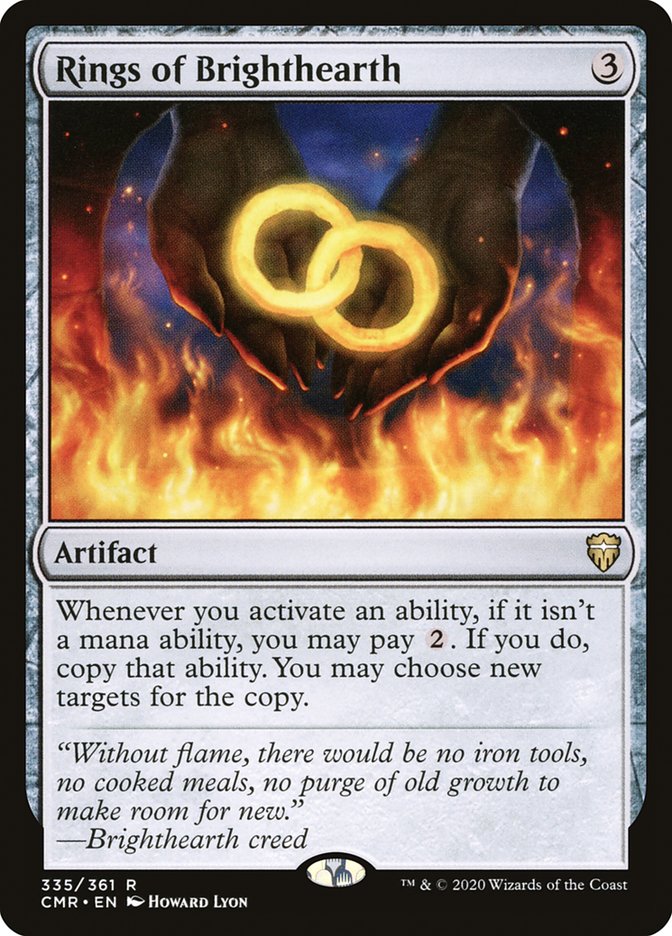 Rings of Brighthearth [Commander Legends] | Shuffle n Cut Hobbies & Games