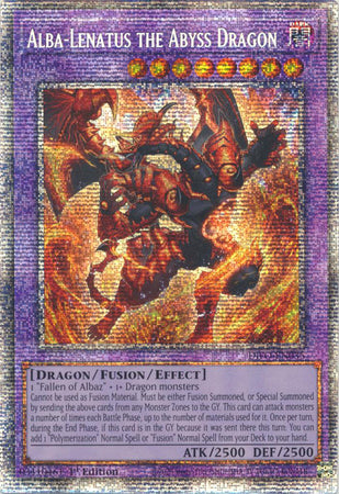 Alba-Lenatus the Abyss Dragon [DIFO-EN035] Starlight Rare | Shuffle n Cut Hobbies & Games