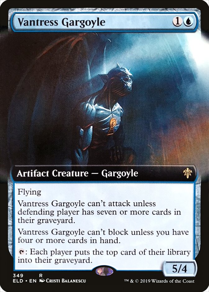 Vantress Gargoyle (Extended Art) [Throne of Eldraine] | Shuffle n Cut Hobbies & Games