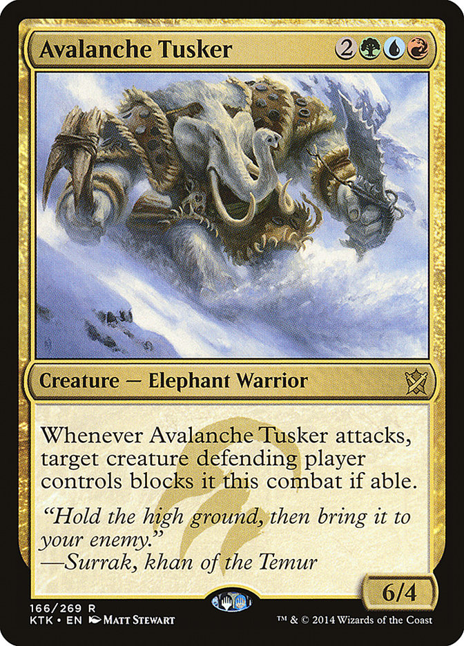 Avalanche Tusker [Khans of Tarkir] | Shuffle n Cut Hobbies & Games