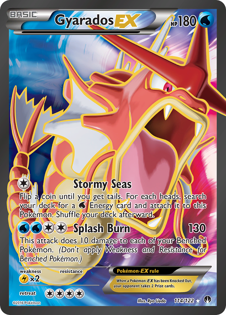 Gyarados EX (114/122) [XY: BREAKpoint] | Shuffle n Cut Hobbies & Games