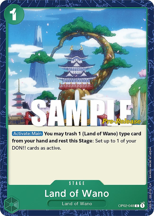 Land of Wano [Paramount War Pre-Release Cards] | Shuffle n Cut Hobbies & Games
