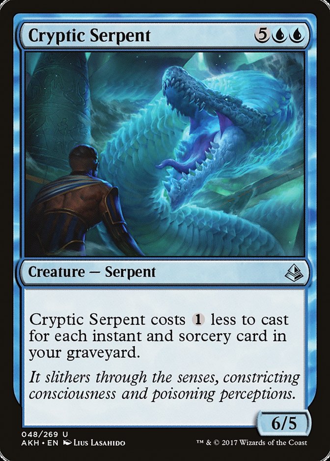 Cryptic Serpent [Amonkhet] | Shuffle n Cut Hobbies & Games