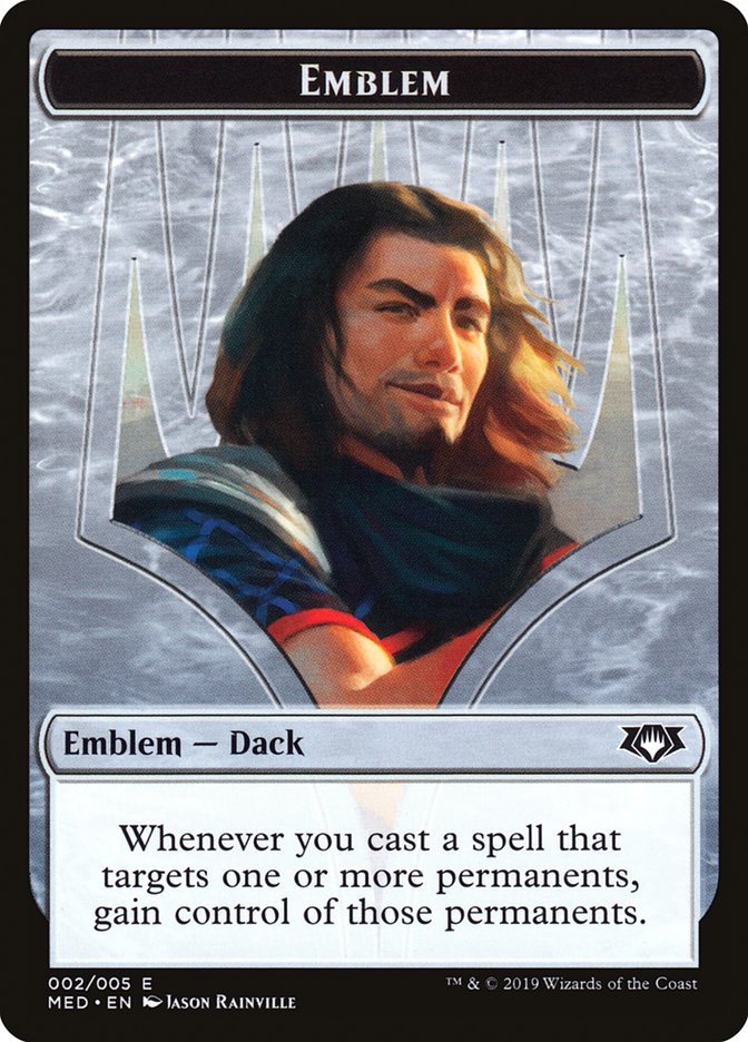 Dack Fayden Emblem [Mythic Edition Tokens] | Shuffle n Cut Hobbies & Games