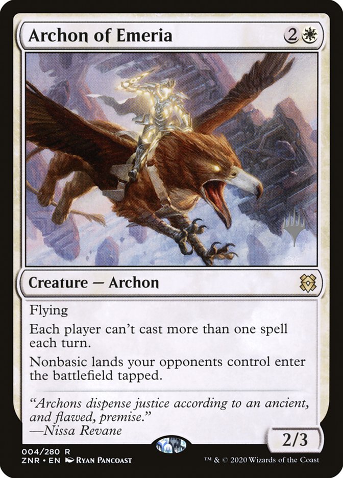 Archon of Emeria (Promo Pack) [Zendikar Rising Promos] | Shuffle n Cut Hobbies & Games