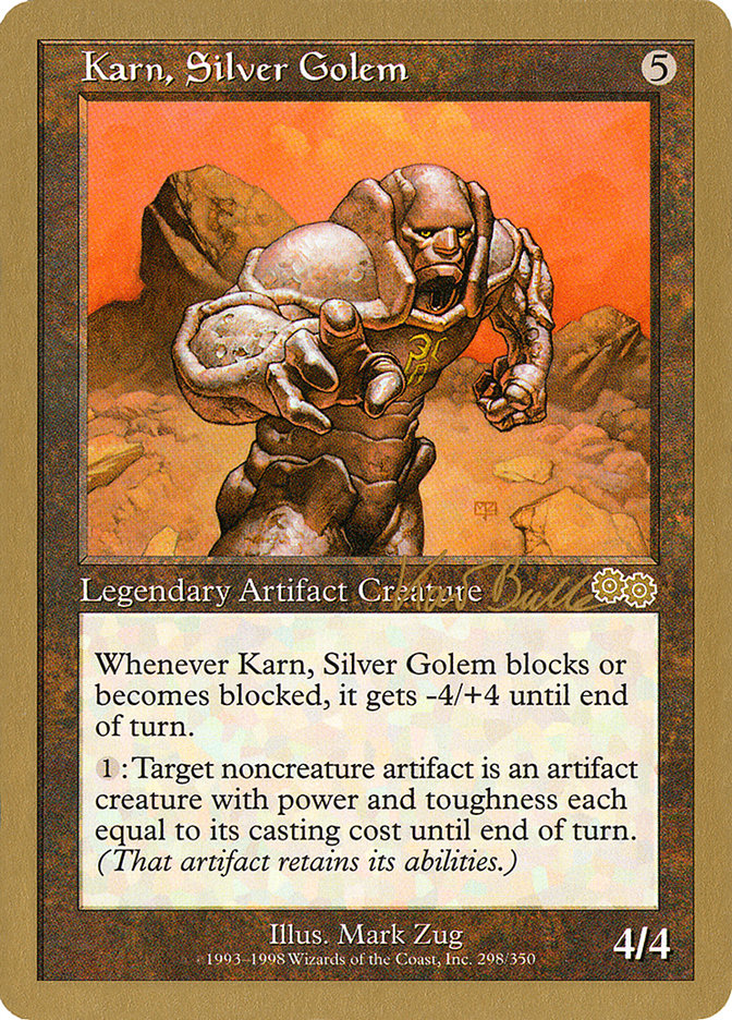 Karn, Silver Golem (Kai Budde) [World Championship Decks 1999] | Shuffle n Cut Hobbies & Games