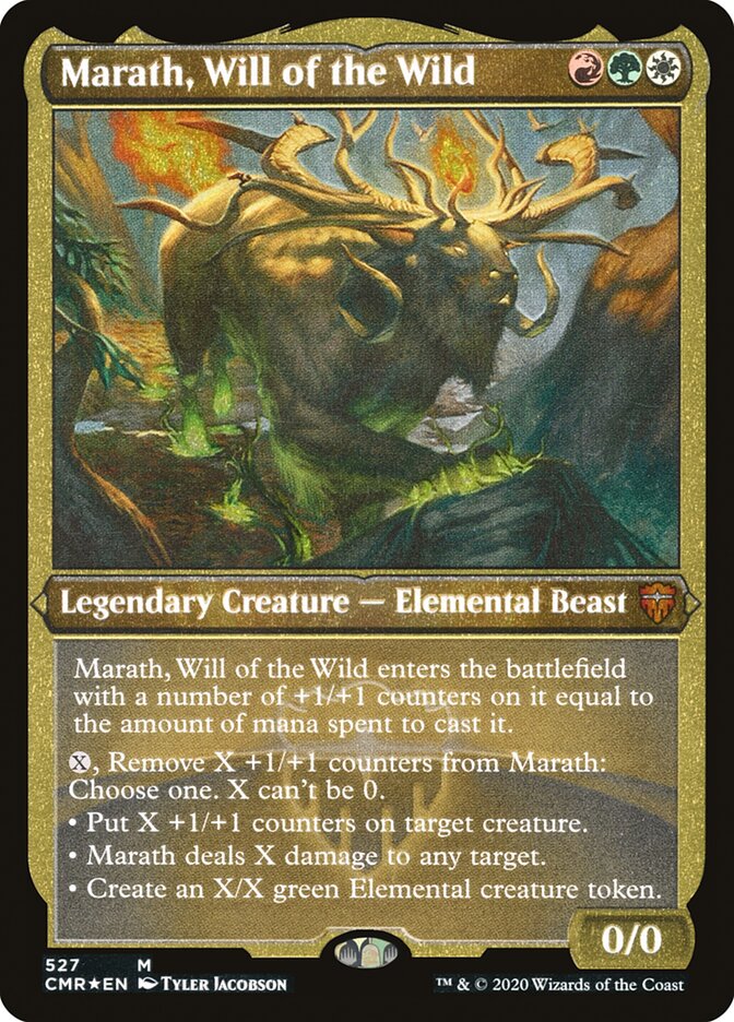 Marath, Will of the Wild (Etched) [Commander Legends] | Shuffle n Cut Hobbies & Games