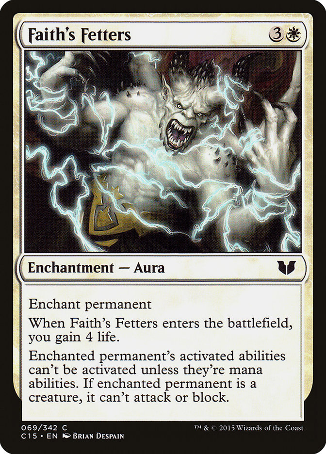 Faith's Fetters [Commander 2015] | Shuffle n Cut Hobbies & Games