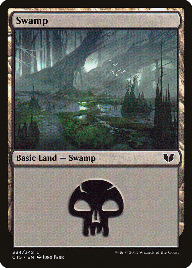 Swamp (334) [Commander 2015] | Shuffle n Cut Hobbies & Games