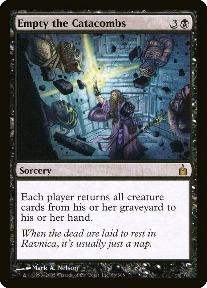 Empty the Catacombs [Ravnica: City of Guilds] | Shuffle n Cut Hobbies & Games
