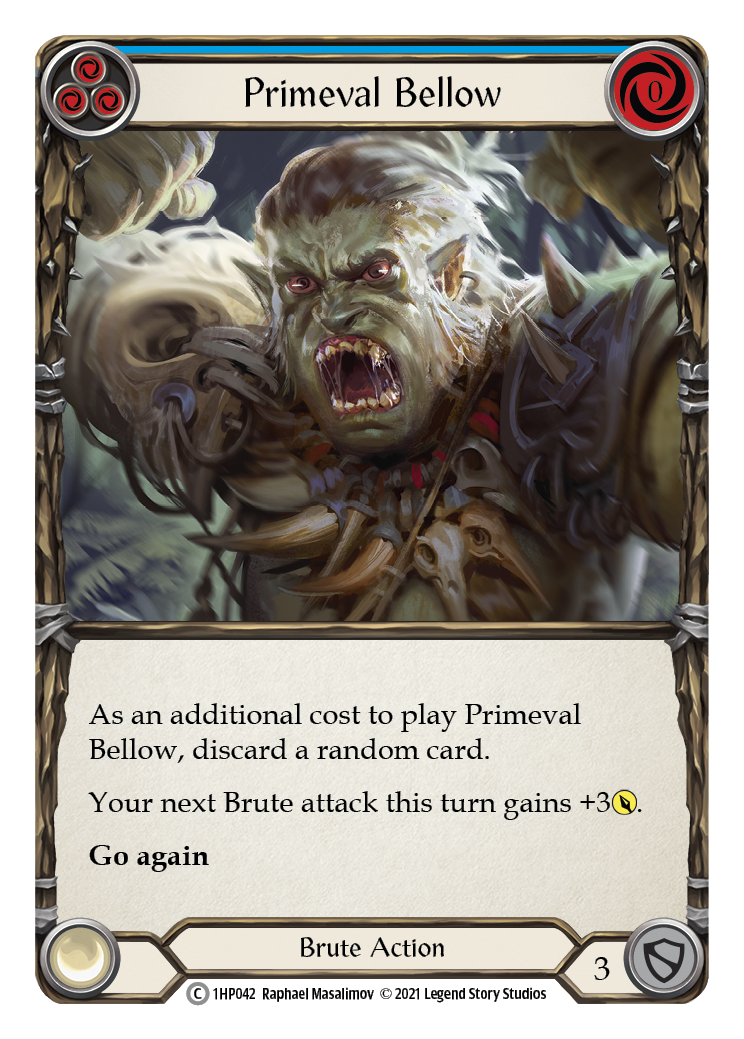 Primeval Bellow (Blue) [1HP042] | Shuffle n Cut Hobbies & Games