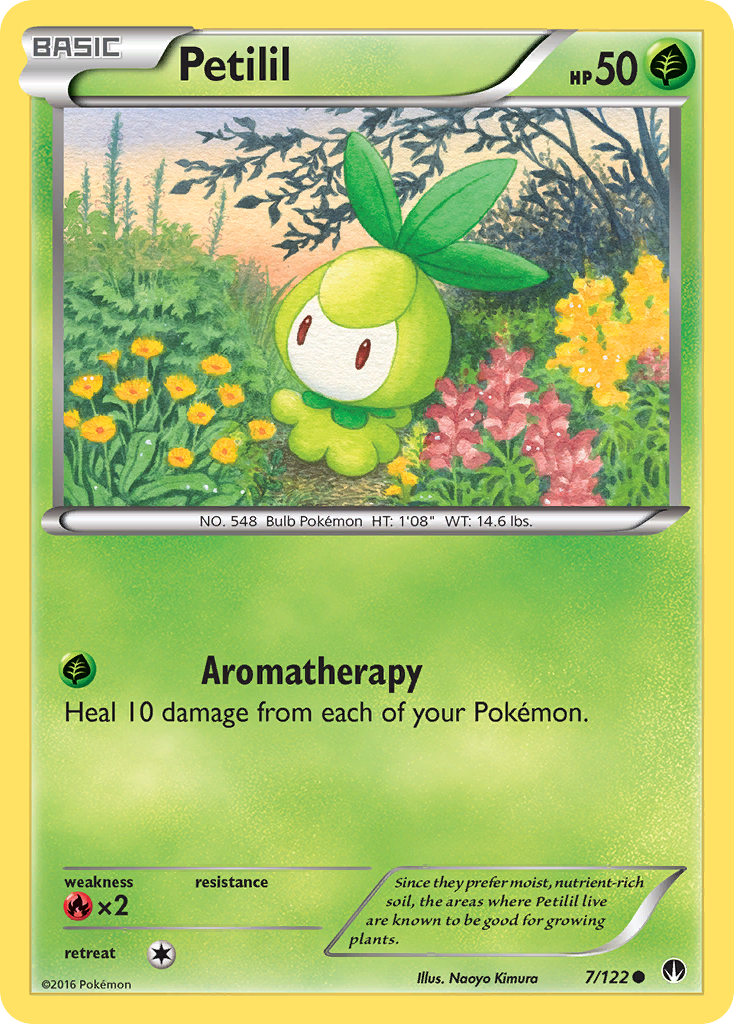 Petilil (7/122) [XY: BREAKpoint] | Shuffle n Cut Hobbies & Games