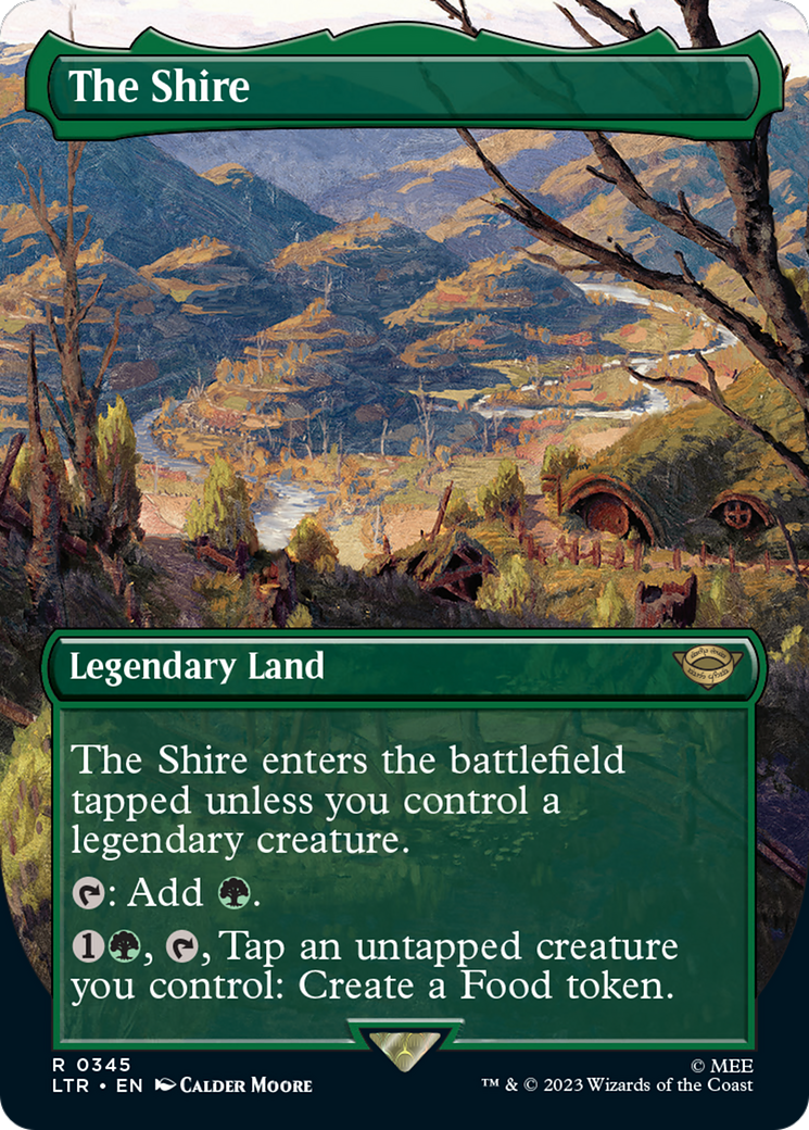 The Shire (Borderless Alternate Art) [The Lord of the Rings: Tales of Middle-Earth] | Shuffle n Cut Hobbies & Games