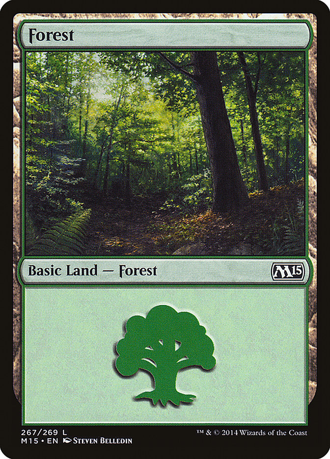 Forest (267) [Magic 2015] | Shuffle n Cut Hobbies & Games