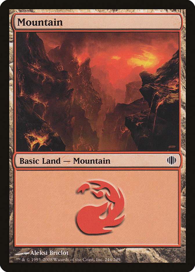 Mountain (244) [Shards of Alara] | Shuffle n Cut Hobbies & Games