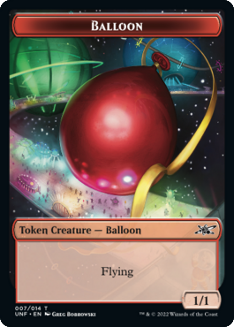 Squirrel // Balloon Double-Sided Token [Unfinity Tokens] | Shuffle n Cut Hobbies & Games