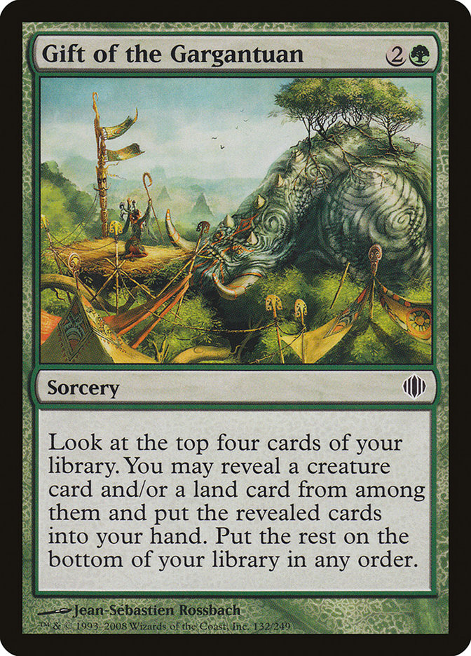 Gift of the Gargantuan [Shards of Alara] | Shuffle n Cut Hobbies & Games