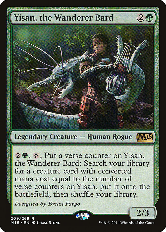 Yisan, the Wanderer Bard [Magic 2015] | Shuffle n Cut Hobbies & Games
