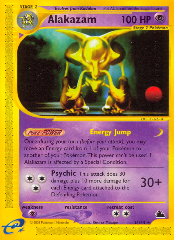 Alakazam (2/144) [Skyridge] | Shuffle n Cut Hobbies & Games