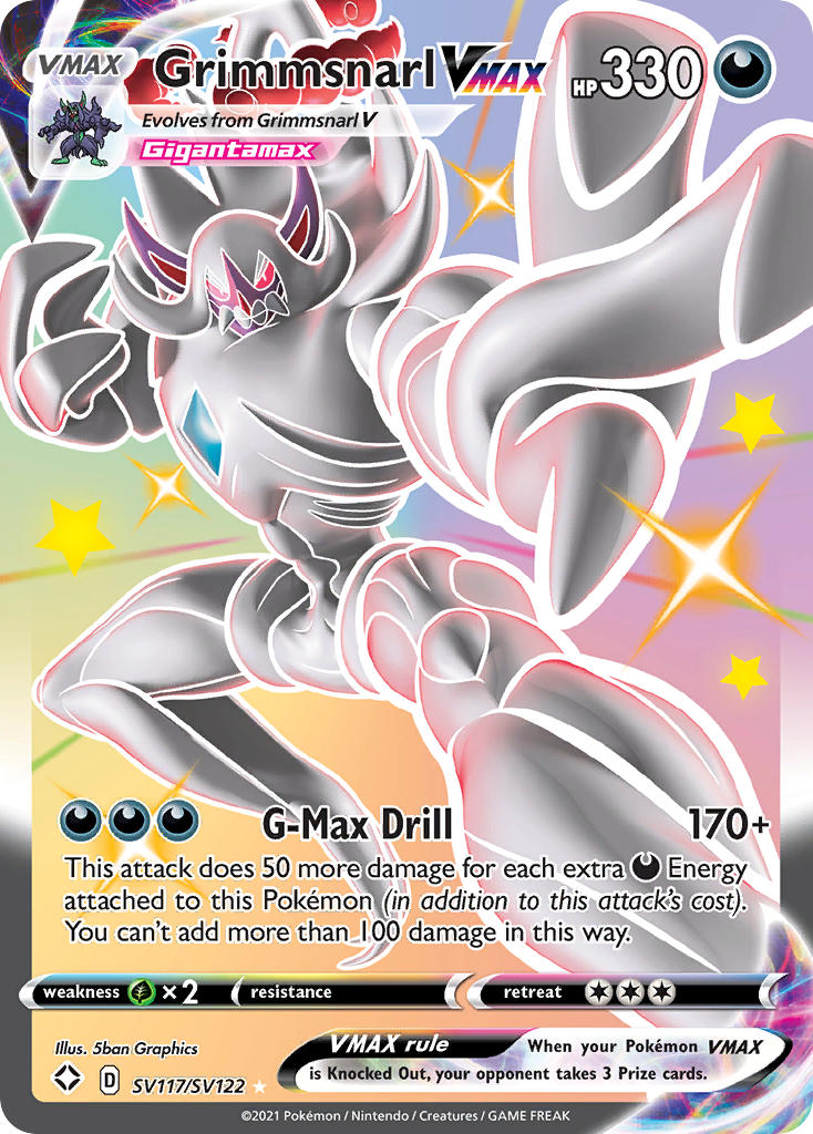 Grimmsnarl VMAX (SV117/SV122) [Sword & Shield: Shining Fates] | Shuffle n Cut Hobbies & Games