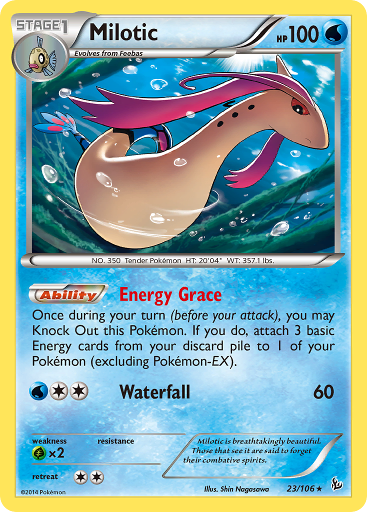 Milotic (23/106) [XY: Flashfire] | Shuffle n Cut Hobbies & Games